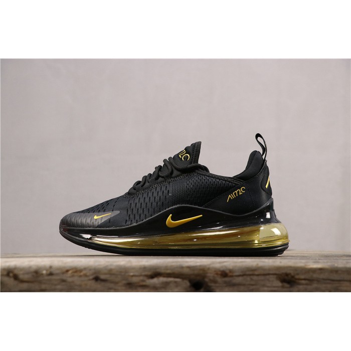 Sepatu Nike AIr Max 720/270 Black Gold 