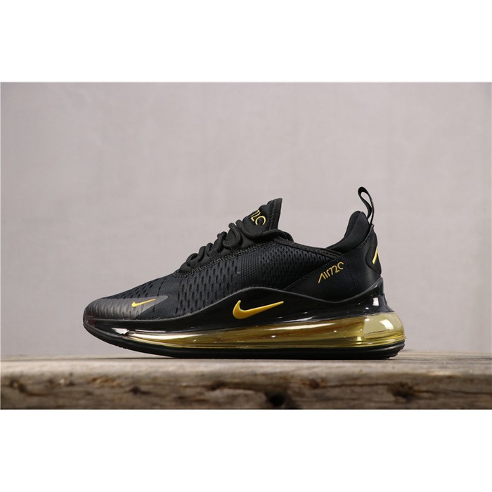 air max nike black and gold