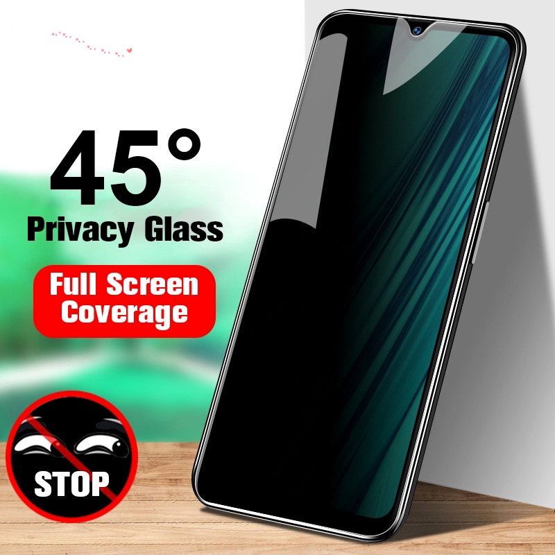 Tempered Glass Anti Spy Oppo F1 F1s F1f F1fw F3 F3+ F5 F7 F7 Youth F9 F9 Pro F11 F11 Pro F15 F17 F17Pro F19 F19 Pro +