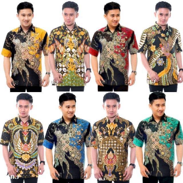 KEMEJA BATIK TULIS LENGAN PENDEK BAHAN KATUN PRIMIS BERFURING TEBAL N ADEM COD BATIK PEKALONGAN ASLI