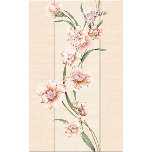 {ONGKIR DILUAR APLIKASI} Keramik Dinding Glossy 25x40 CARINA ART BEIGE Mulia