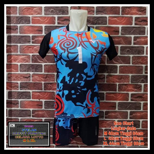 Kaos voli Cewek