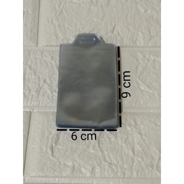 

gk plastik nema card , 6 X 9 CM ,posisi berdiri