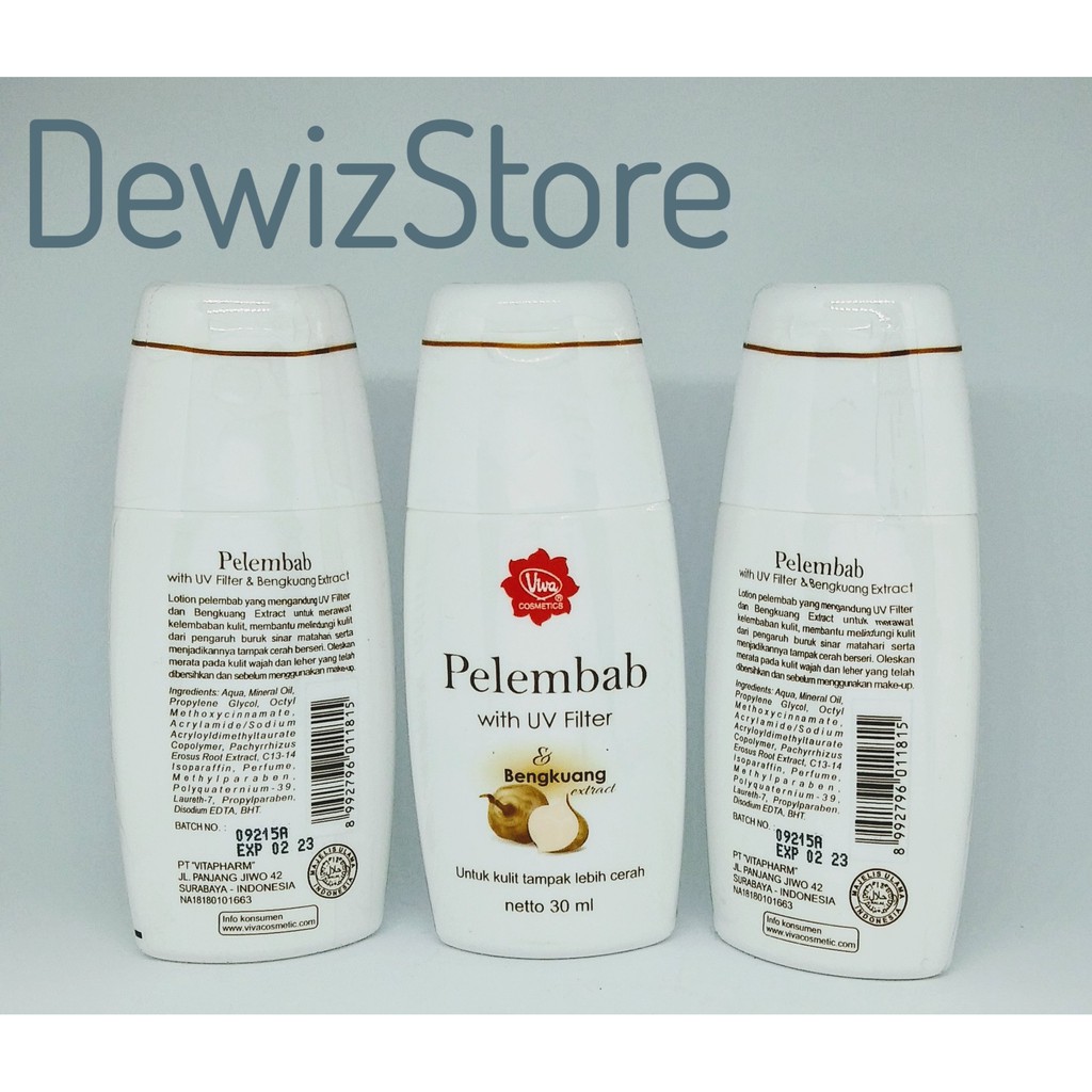VIVA PELEMBAB WAJAH (UNDER MAKE UP &amp; WITH UV FILTER PLUS BENGKUANG) - 30ML