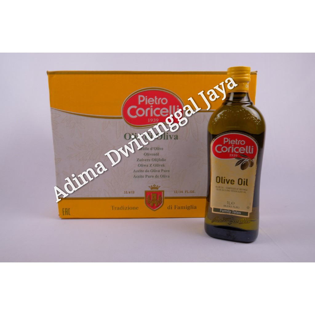 Minyak Zaitun Pure / Pure Olive Oil Pietro Coricelli 1Ltr