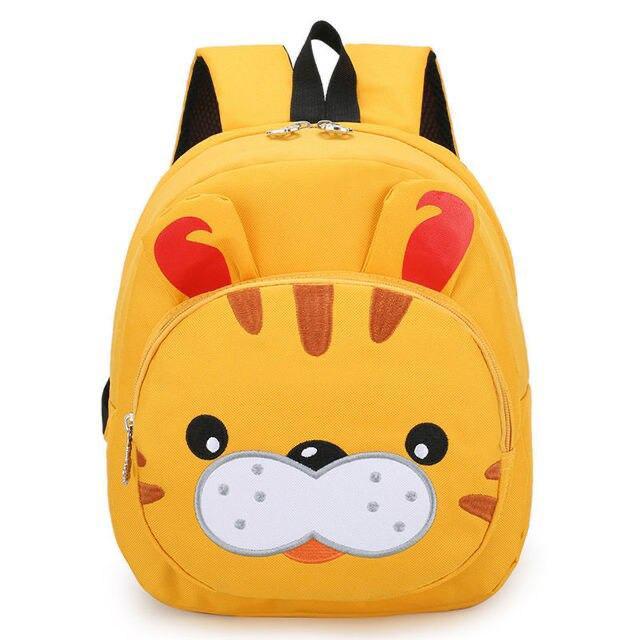 Tas Ransel Tas Anak UNICORN POM POM CAT KIDS SCHOOL BAG 3D CARTOON EFFECT ANIMALS SERIES - PINK - Tas Sekolah Anak