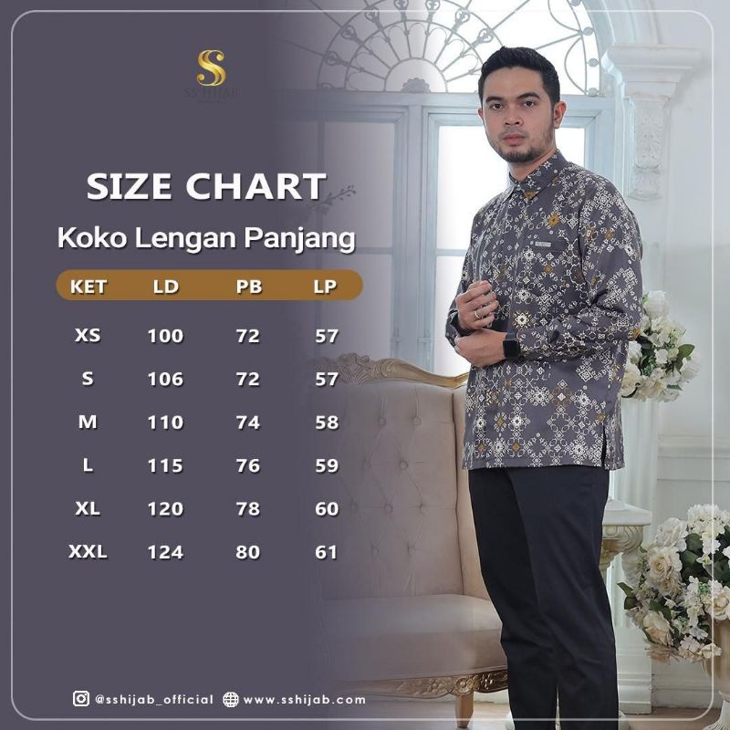 BAJU KOKO DEWASA LENGAN PANJANG SHAFIQ BY SS HIJAB READY ORDER/ KOKO PREMIUM MOTIF EXSKLUSIVE/KOKO S