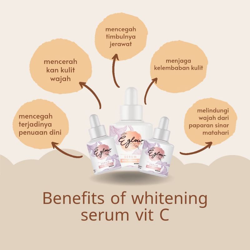 Serum whitening eg glow