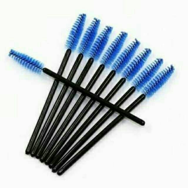 Disposable Lip Brush Wand Applicator / Mascara Wand Brush Sisir Mascara / Eyeliner Wand Brush 1 PACK 50pcs