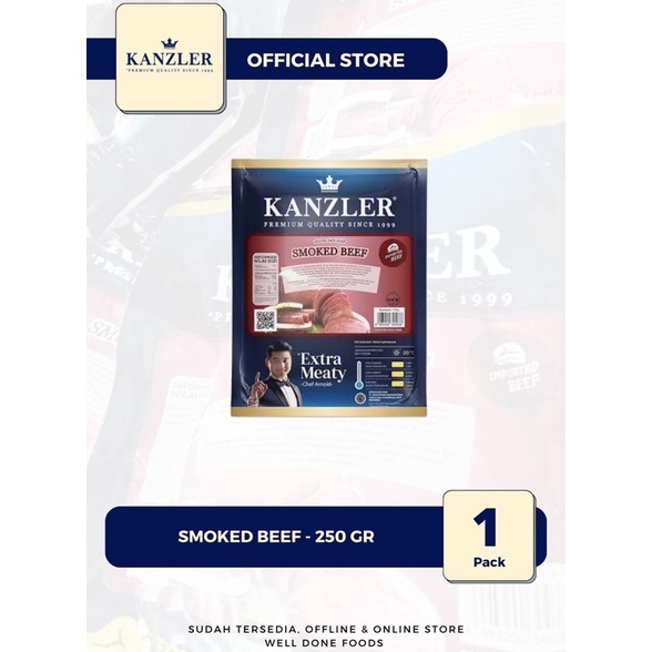 

Kanzler Smoked Beef Round 250gr