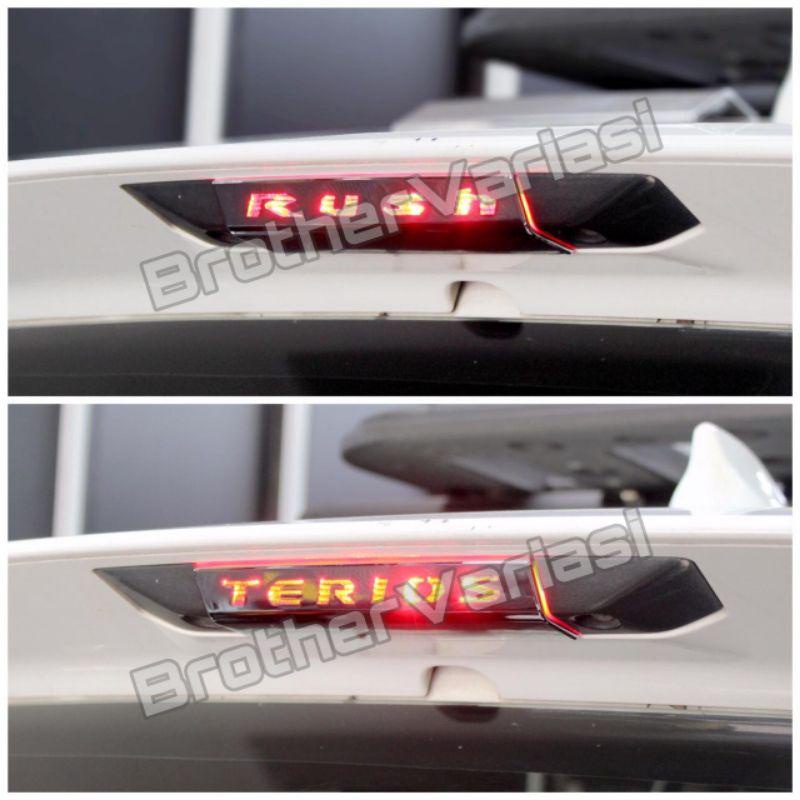 Cover chrome Lampu spoiler All new rush terios 2018 2021 JSL