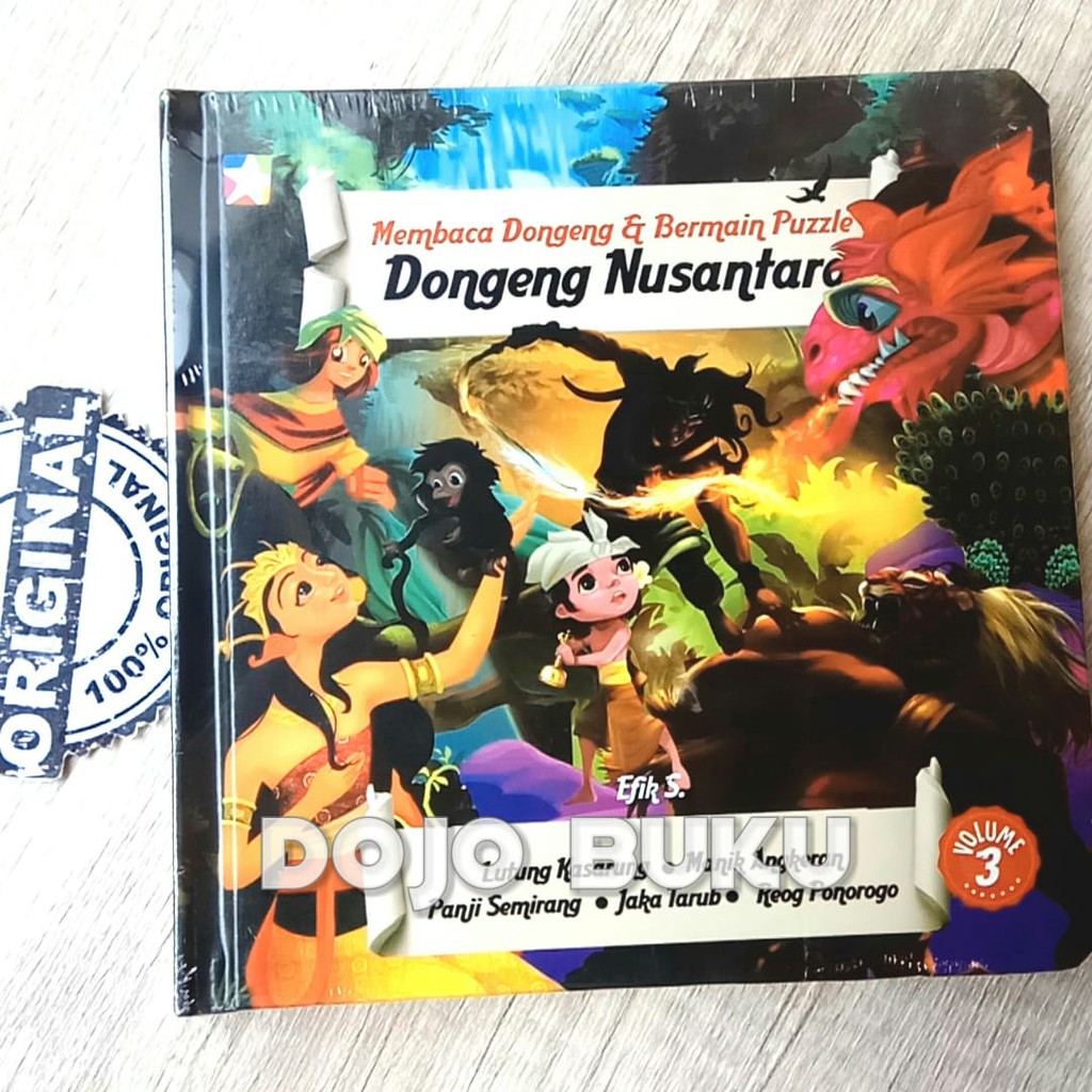 Seri Opredo Membaca Dongeng Dan Bermain Puzzle Dongeng Nusantara by Fx Sukamto Hard Cover