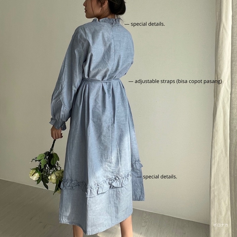 PORONAKA - KEKU Linen Maxi Dress [SPECIAL EDITION]