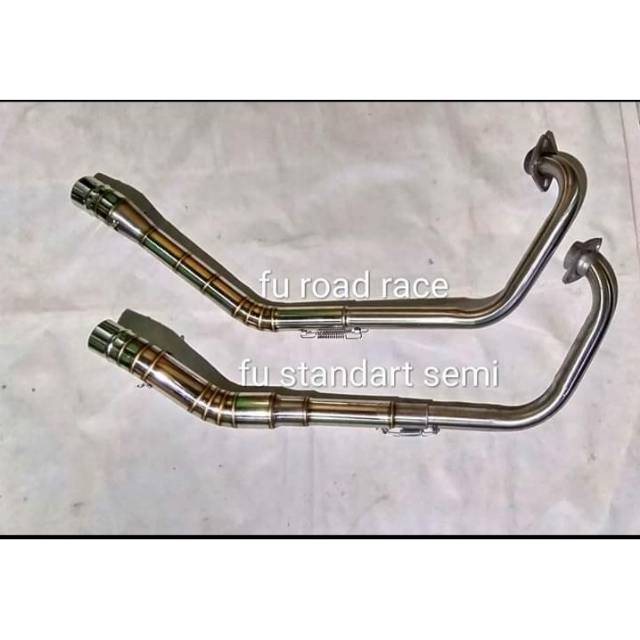 LEHER knalpot racing satria Fu standar dan road race termurah