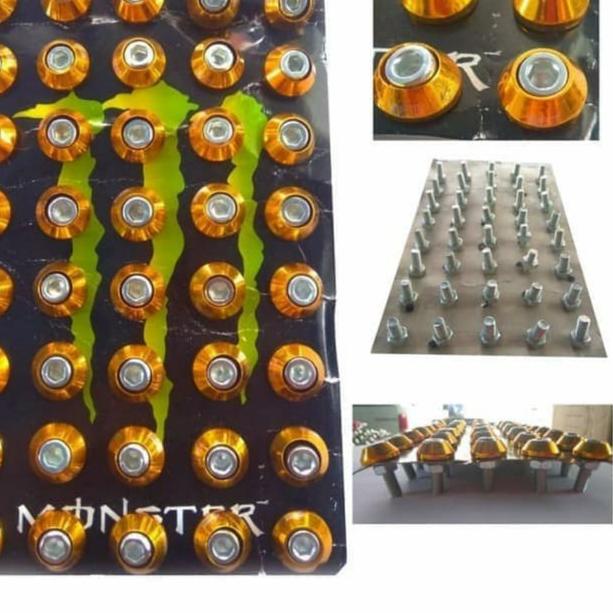 Baut L Monel / Mur Baut Body L Monel Semua Motor
