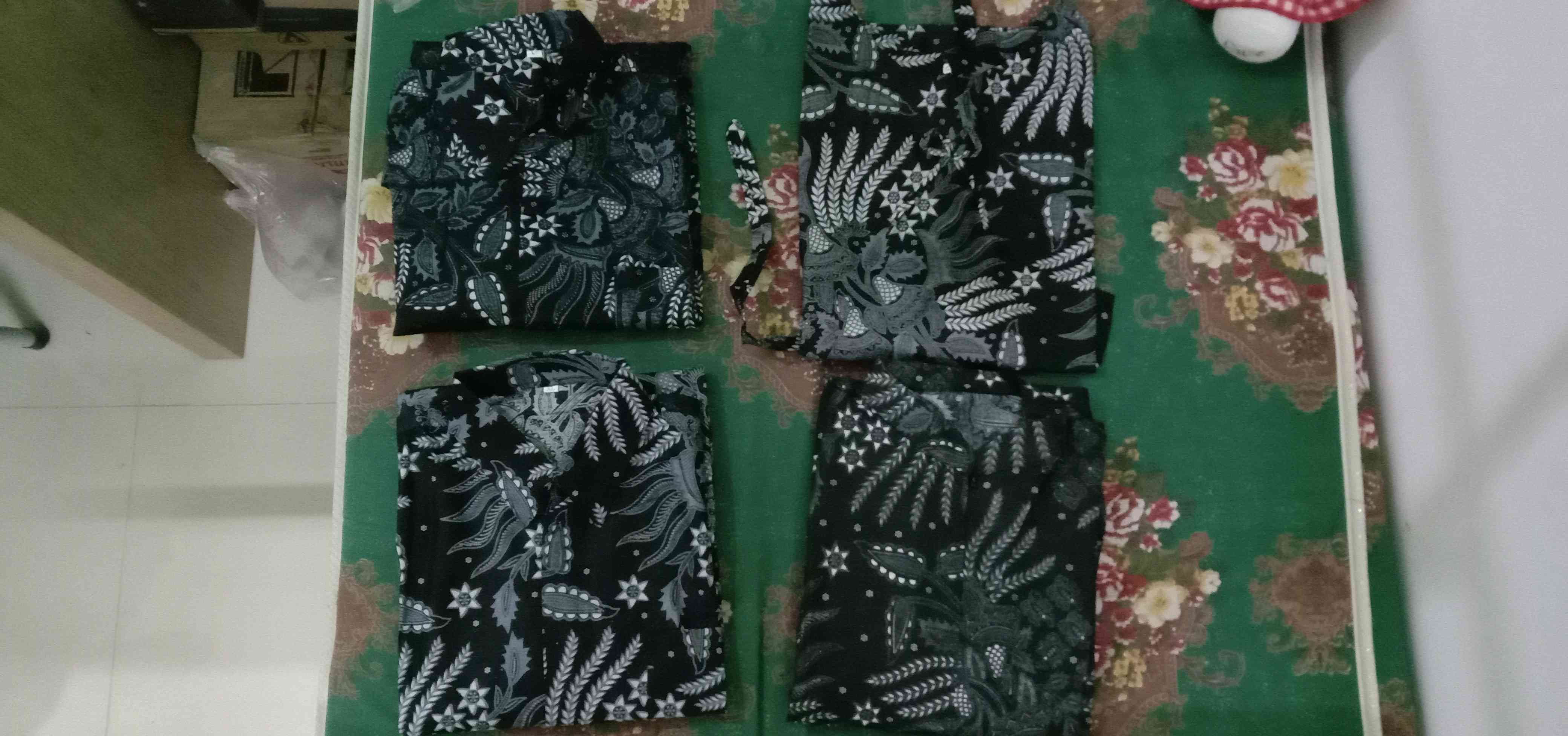 Manggar Abu Abadi Batik Couple Batik Keluarga Original Hem Kemeja Gamis Tunik Blouse Atasan Anak 001