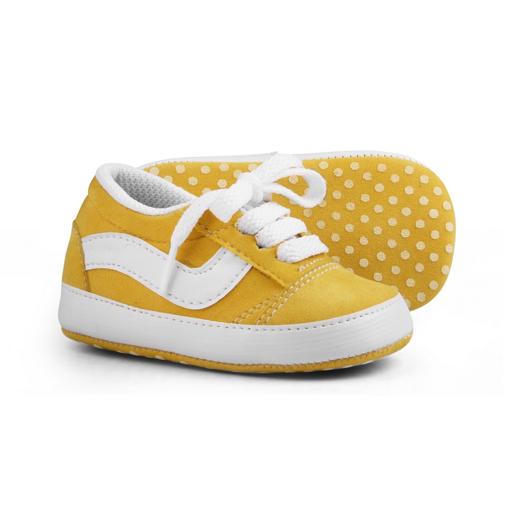 Sepatu Anak Newborn Ringan NB02 Kuning