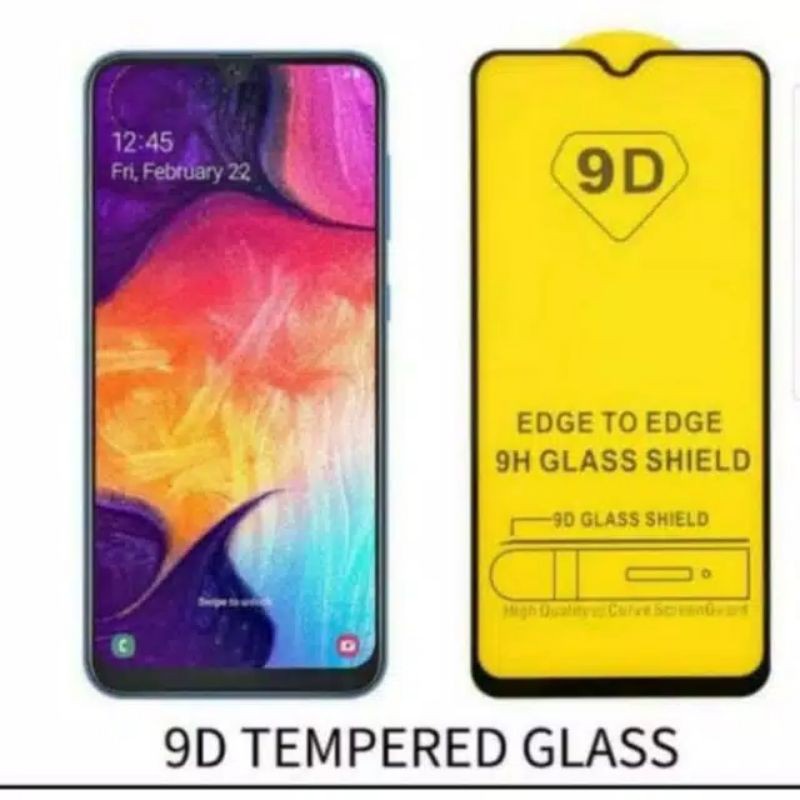 REDMI NOTE 6 TEMPERED GLASS FULL COVER FULL LEM/ Anti Gores Xiaomi Redmi Note 6 BLACK