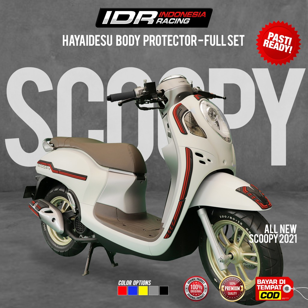 Hayaidesu New Scoopy 2021 Full Set Body Protector Aksesoris Honda