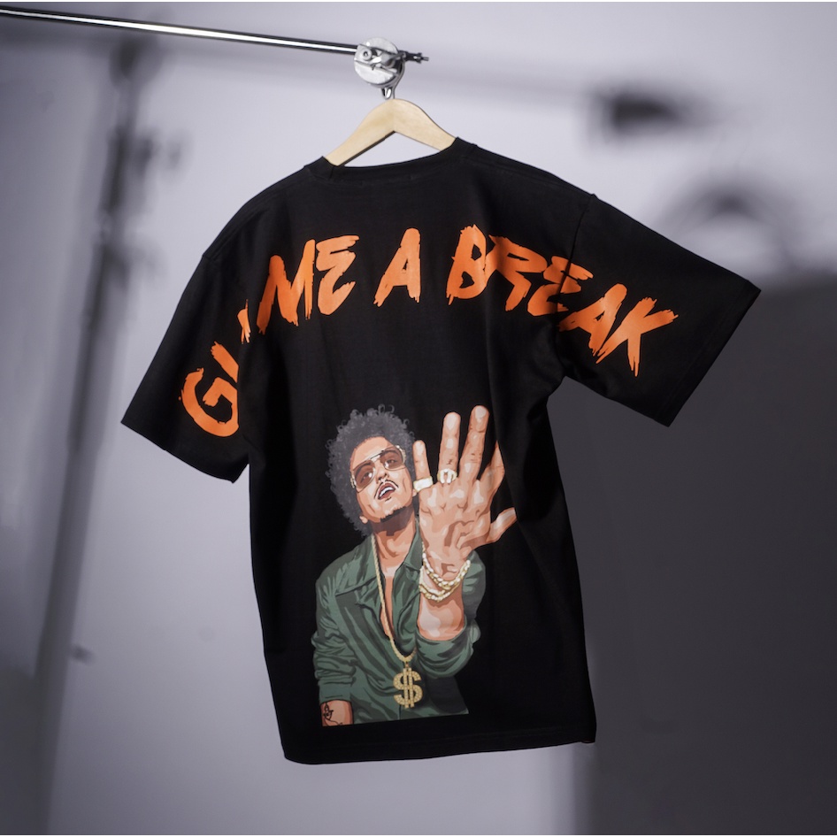BRUNO MARS - OVERSIZED TSHIRT (BLACK HEAVY)