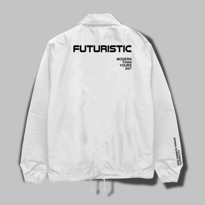 FAILOFFICIAL - COACH JACKET FUTURISTIC PUTIH