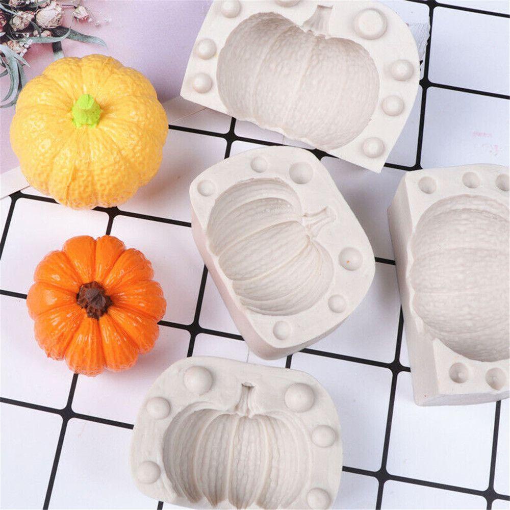 R-flower 3D Pumpkin Mold Pastry Dekorasi Sugarcraft Handmade Cetakan Kue