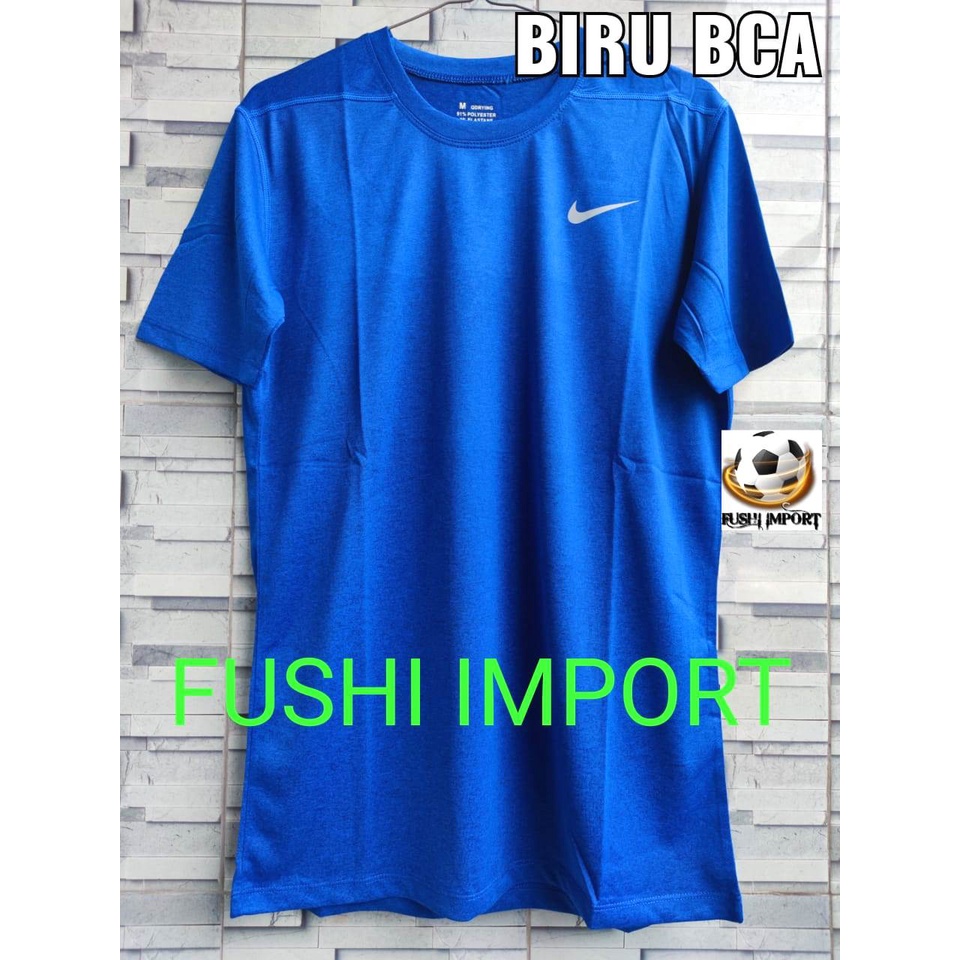 HQ 532# KAOS OLAHRAGA NYLON NIKE IMPORT / KAOS OLAHRAGA PRIA / KAOS DRY-FIT CEPAT KERING BERNAPAS