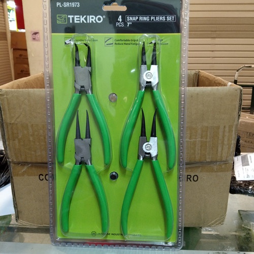 Tekiro Tang Spi IB 7 Inch (Bengkok Tutup) + Tekiro Tang Spi EB 7 Inch (Bengkok Buka) + Tekiro Tang S