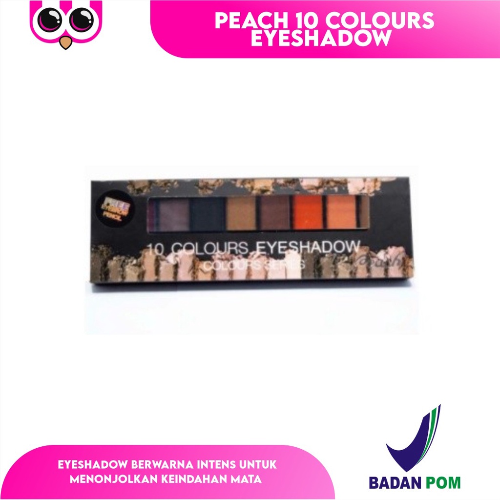 Peach 10 Colours Eyeshadow