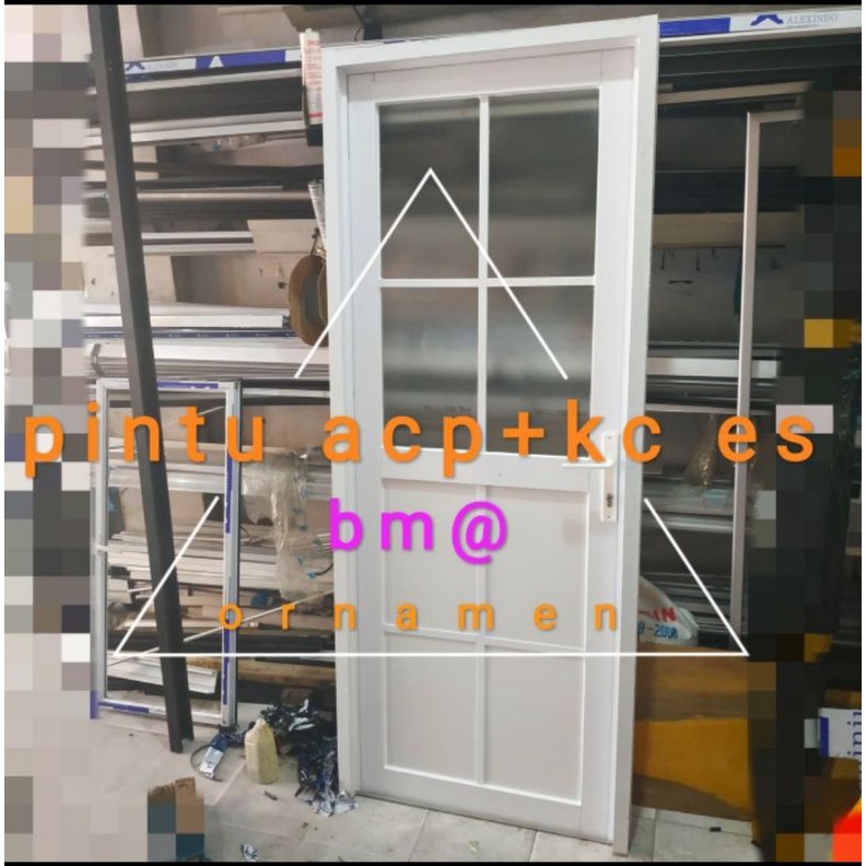 Pintu Aluminium Ornamen