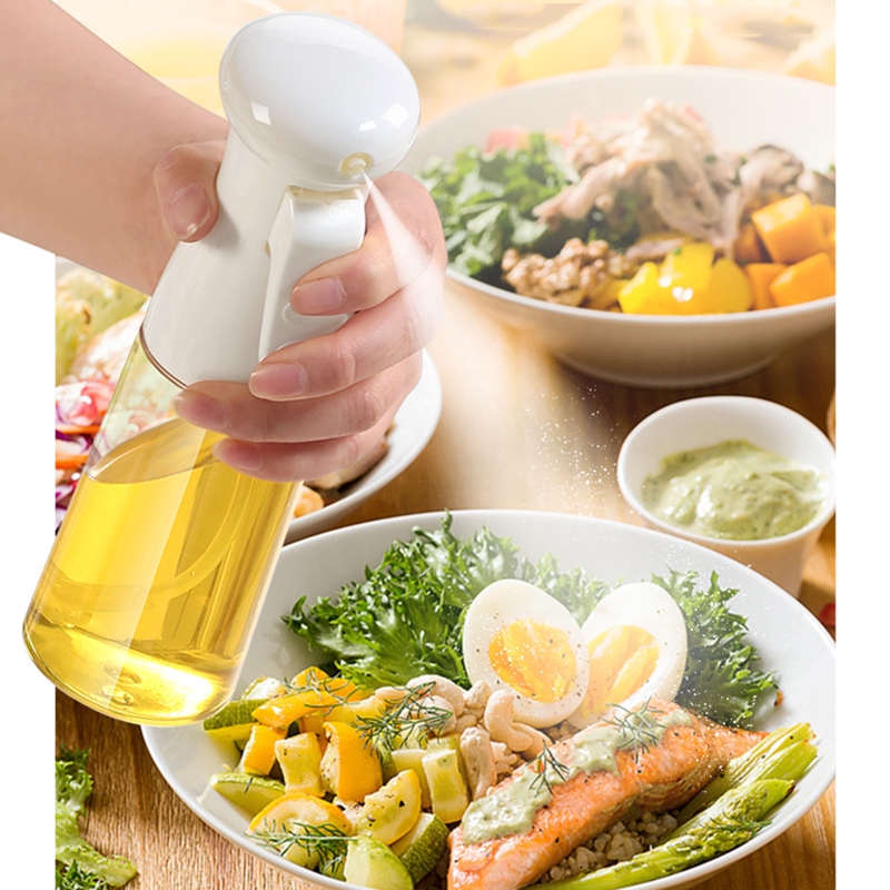 200ml Botol Semprot Minyak Zaitun Mist Sprayers Vinegar Dispenser Memanggang Roasting Baking Barbecue Oil Sprayer Alat Masak Dapur