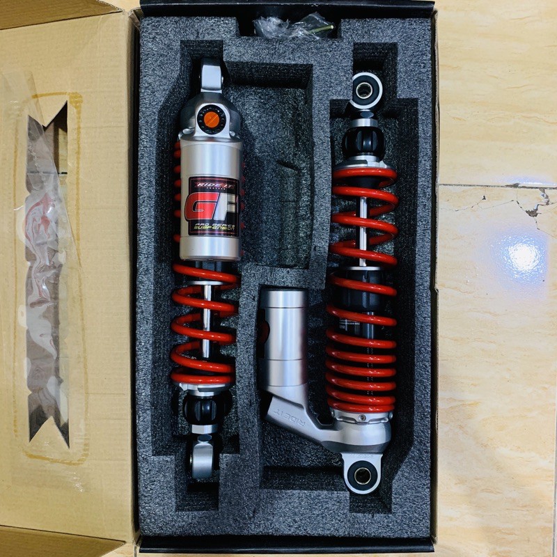 SHOCK/SHOCKBREAKER RIDE IT GP SERIES MERAH SINGLE CLICK UKURAN 34