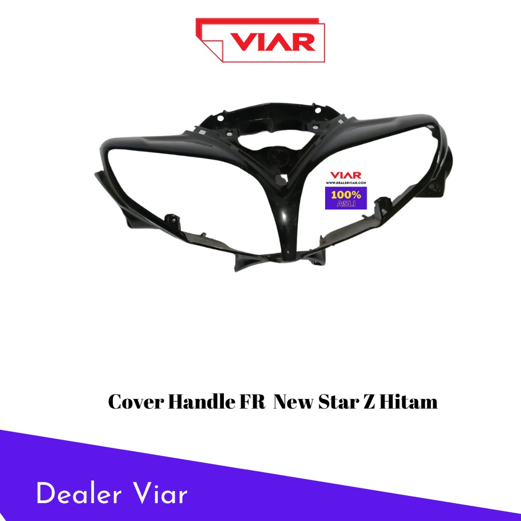 Spare Part Viar BATOK DEPAN NSZ5-5 Original (NSZ-COVER HANDLE FR NEW STAR Z HITAM)