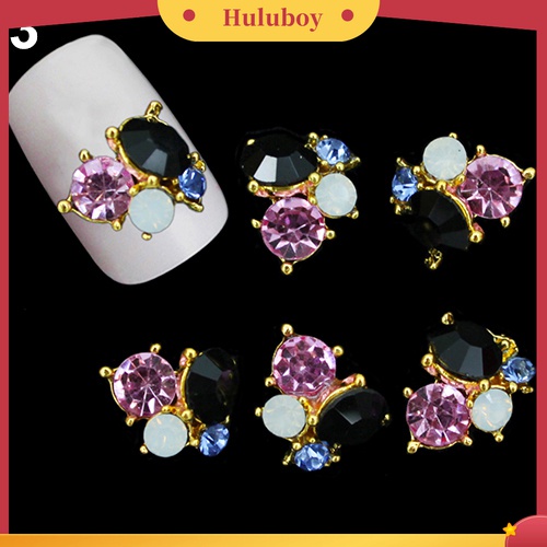 Huluboy Huluboy♡ 10pcs Kristal Berlian Imitasi 3D DIY Untuk Dekorasi Manicure