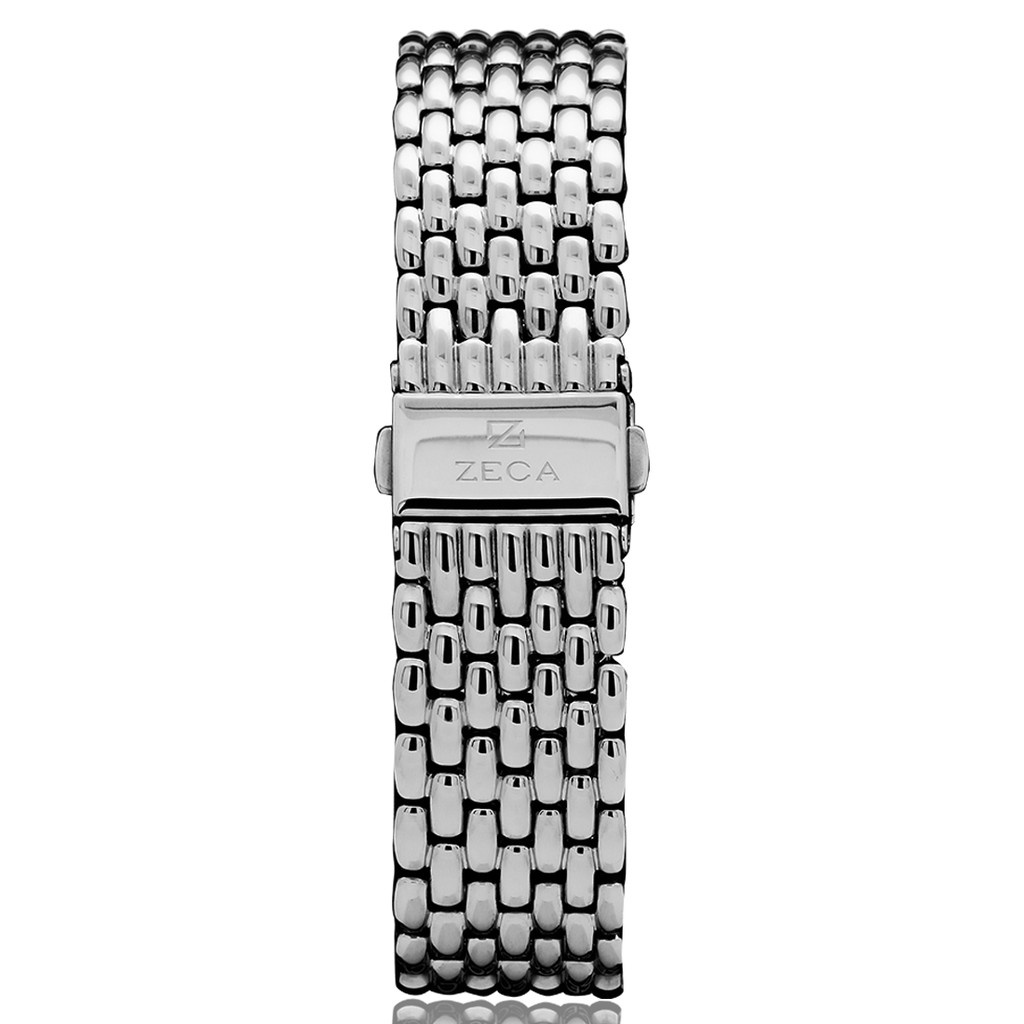 Zeca jam tangan wanita stainless steel analog original anti air 1002LA silver Black preeloved