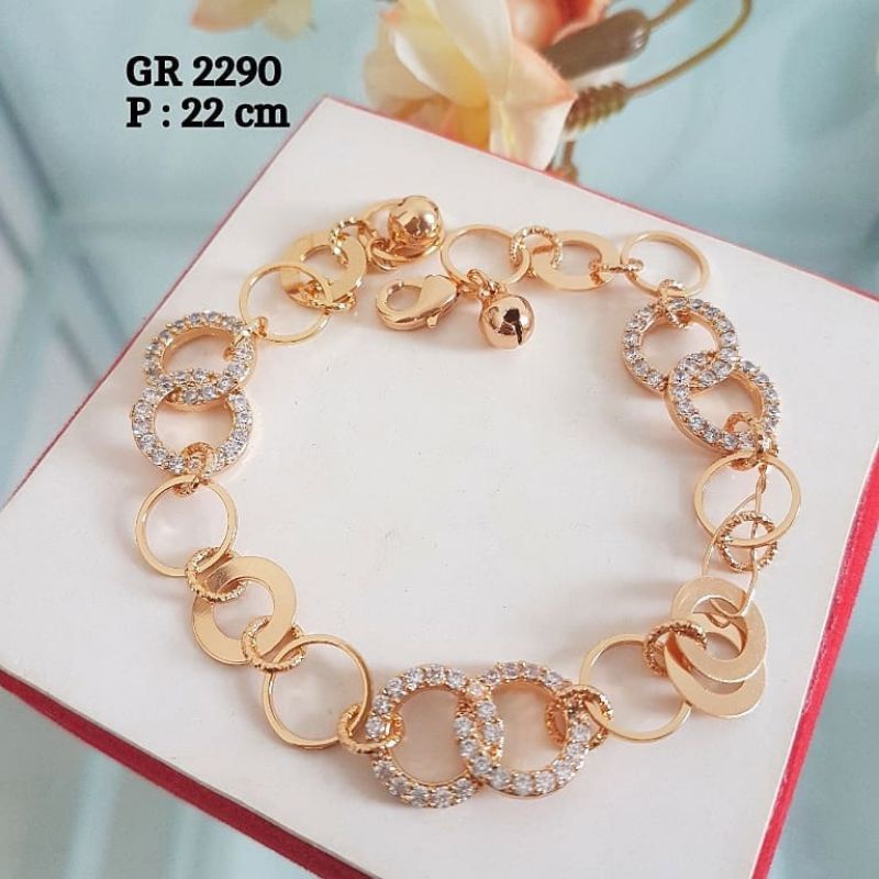 Perhiasan Gelang Tangan Wanita Model Mirip Perhiasan Asli Xupblink Jewelry