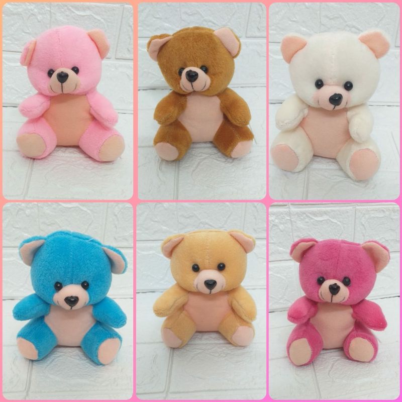 BONEKA BEAR MINI MURAH / BONEKA TEDDY BEAR SOUVENIR MINI TERMURAH TERLARIS / BONEKA BERUANG SOUVENIR