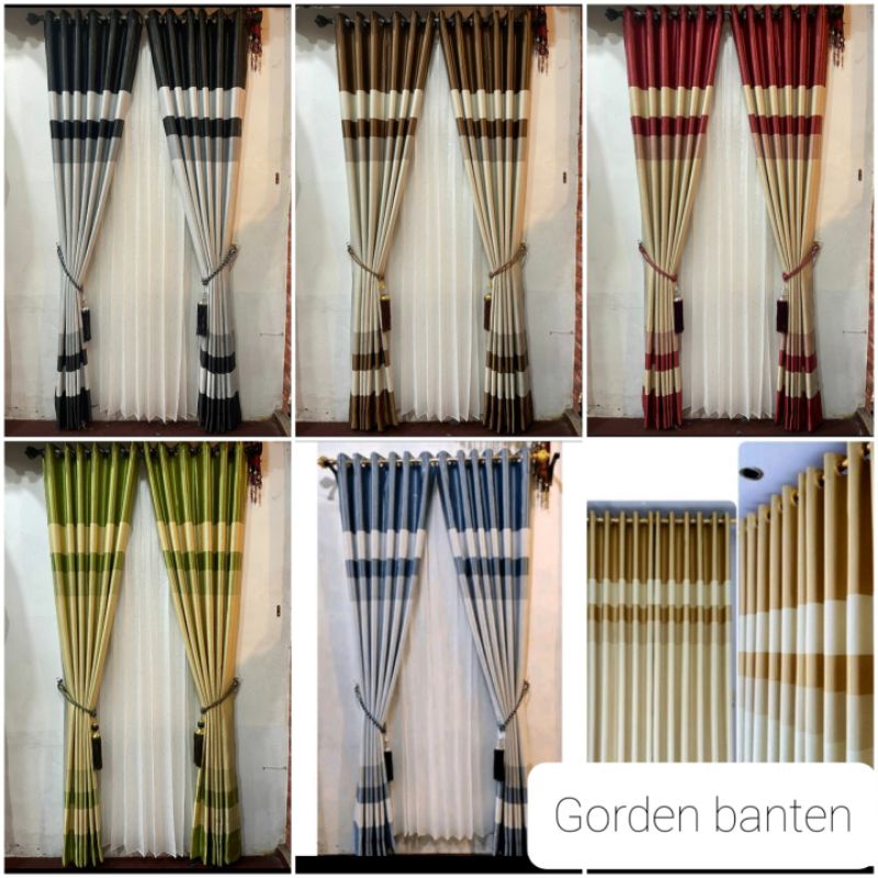 gorden minimalis kombinasi tinggi 250cm