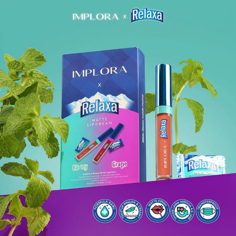 Implora x Relaxa Matte Lipcream (NEW) - LIPMATTE/LIPCREAM IMPLORA