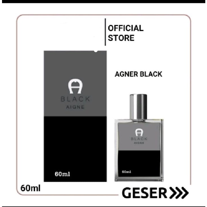 PARFUM AIGNER BLACK 60ml PREMIUM / PARFUM PRIA WANITA AIGNER BLACK