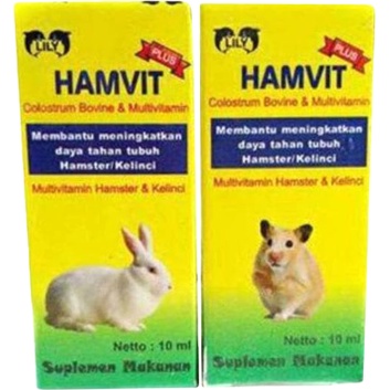 Vitamin Hamster / Kelinci Hamvit - Multivitamin Penafsu Makan Suplemen