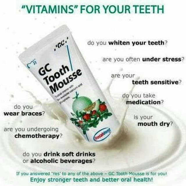 GC Tooth Mousse Non Fluoride (Bisa untuk BALITA) / GC Toothmousse / GC Tooth Mouse