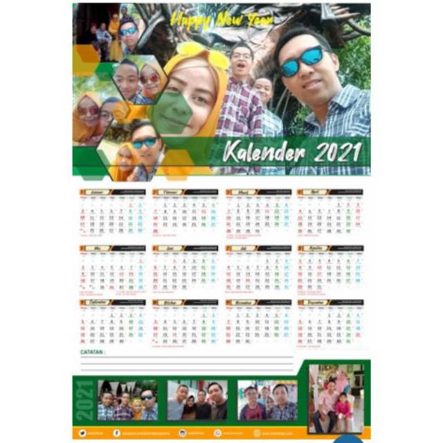 

Kalender 2021 custom desain suka suka