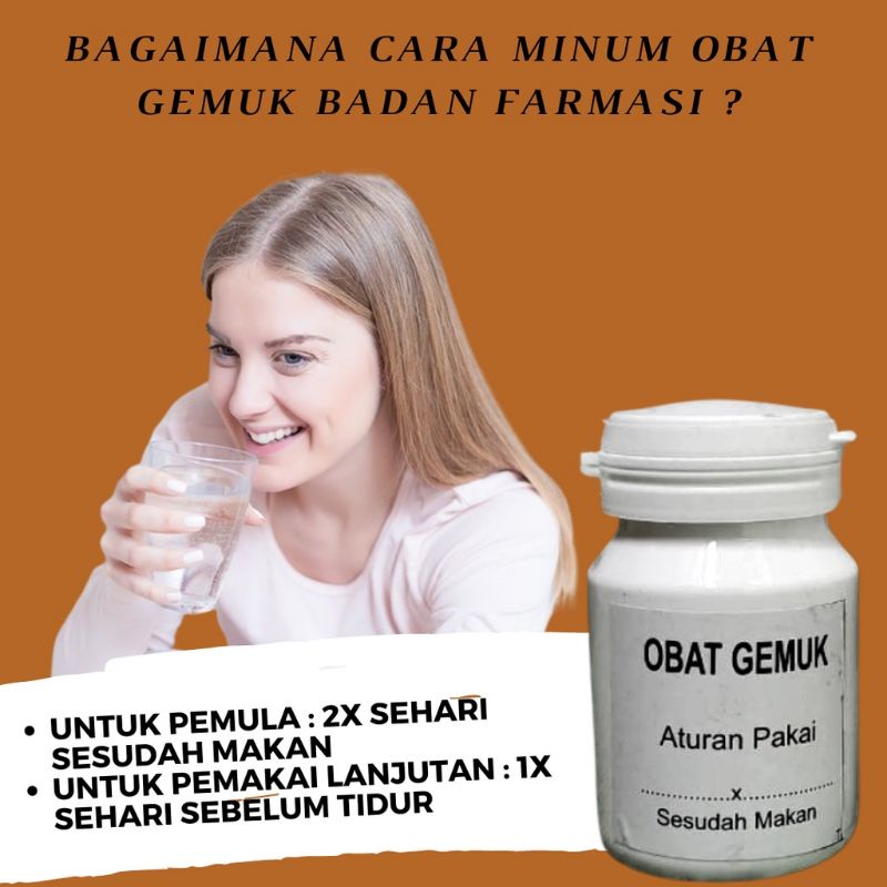 ‼️READY‼️OBAT GEMUK RACIKAN FARMASI ORIGINAL / OBAT PENGGEMUK 60 KAPSUL / Obat gemuk farmasi