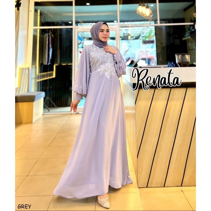 RENATA gamis pesta muslimah