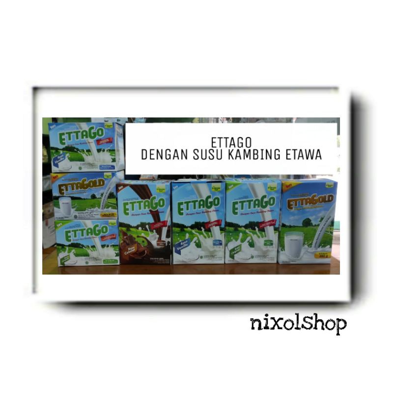 

ETTAGO SUSU KAMBING SACHET, 200g (10 Sachet @ 20g)