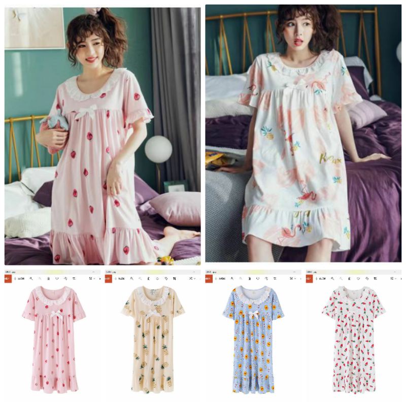 Daster garis pita import