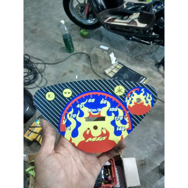 Papan Speedometer custom yamaha mio sporty mio smile papan speedometer  amore