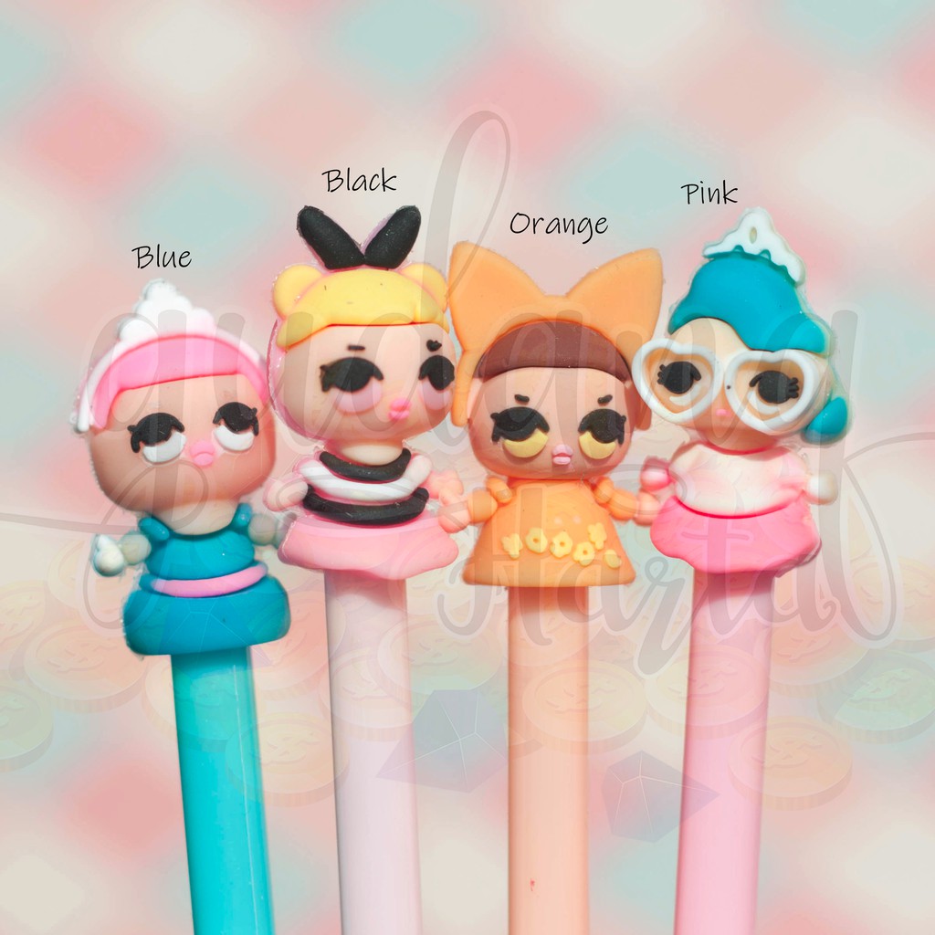 Pulpen Gel Boneka 3D Pena Lucu Bolpen Unik GH 307157