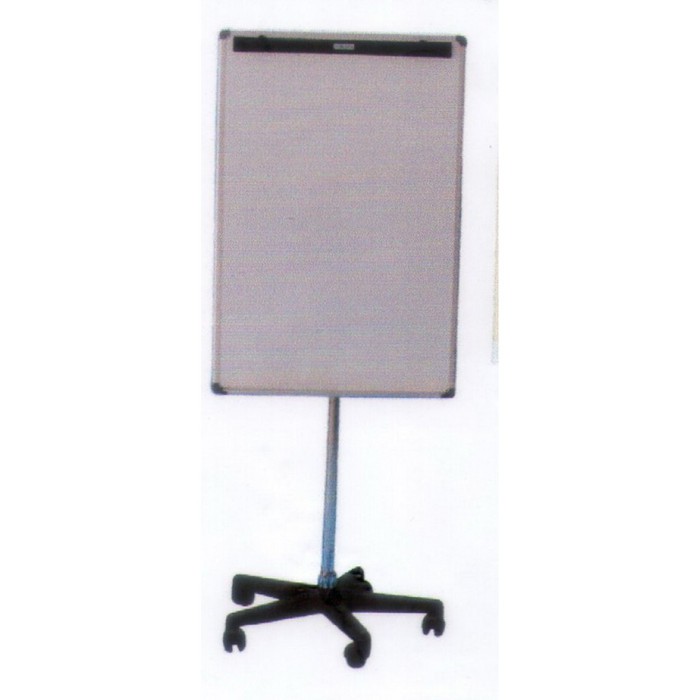 

Flipchart 60 x 90 cm Roda Papan Tulis Putih Berdiri Magnetic Portable Standing Kaki 60x90
